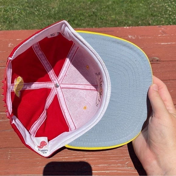 Vintage McDonald’s Racing Team Hat Snap Back Trucker 90s 94 Bill Elliott Red - Picture 7 of 11